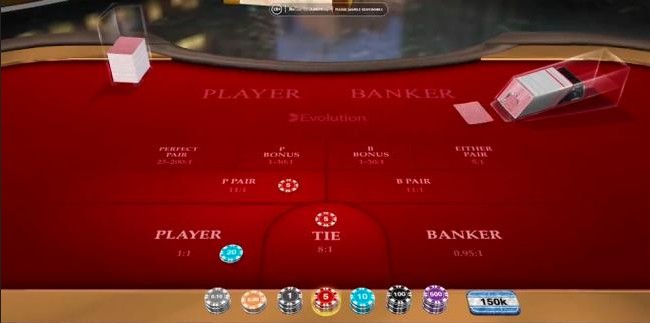 first person baccarat live game